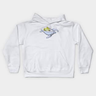 Humpback Mother and Calf Kids Hoodie